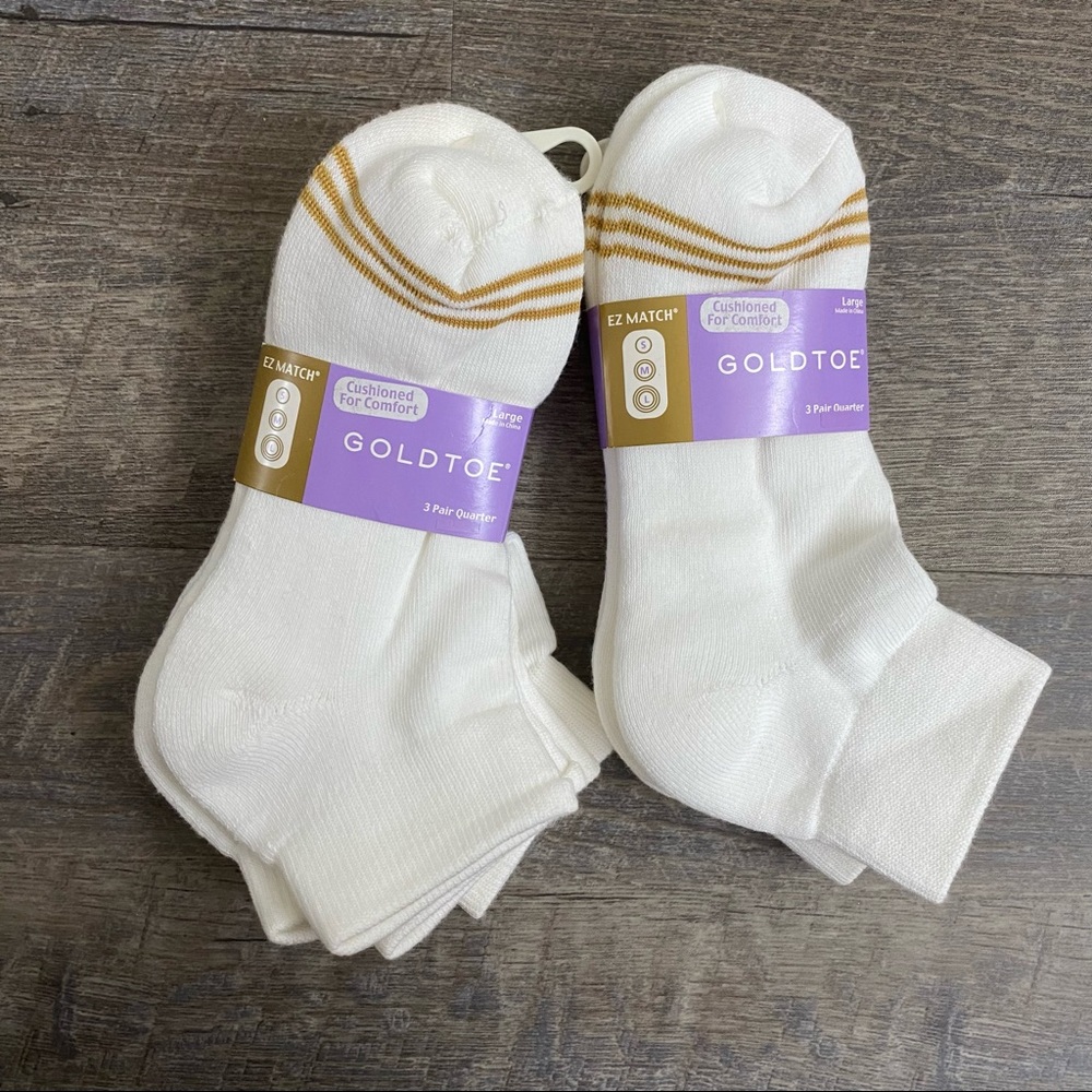 GOLDTOE easy match size large new socks
